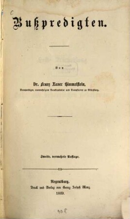 Bußpredigten
