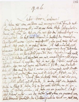 Brief an Gustav Landauer