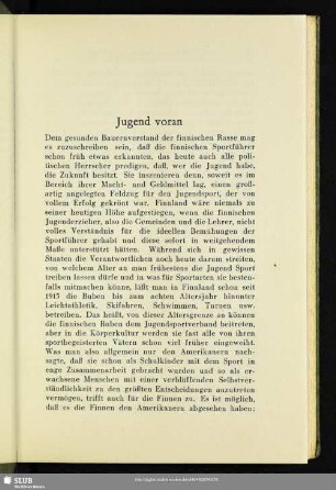Jugend voran