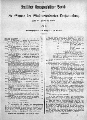 No. 3, 22. Januar 1903