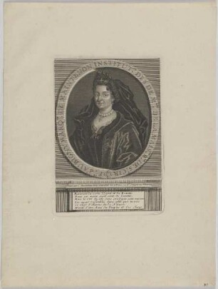 Bildnis von Francoise Aubigny de Maintenon