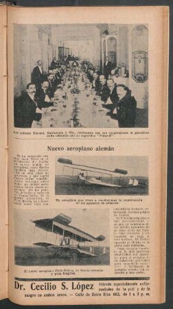 Nuevo aeroplano alemán