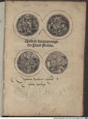 Epistolae breves magistri Pauli Niavis