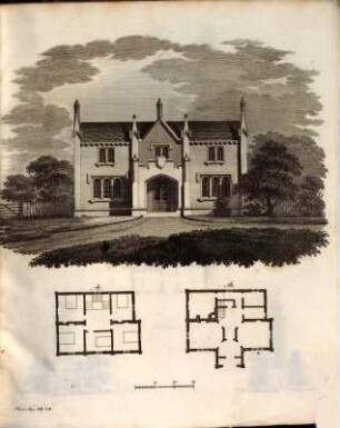 Ideen-Magazin für Architecten, Künstler und Handwerker : die mit der Baukunst und ihren Einzelheiten zu thun haben. 1. 1832/34, Heft 1 - 12