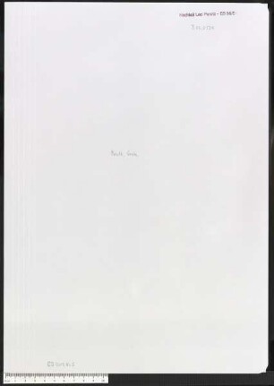 Brief (Verfasser: Perutz, Grete; Verfasser: Perutz, Leo; Adressat: Unbekannt)