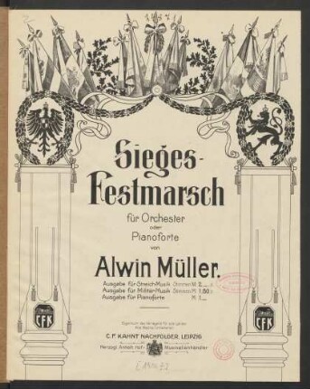 Sieges-Festmarsch : für Orchester oder Pianoforte