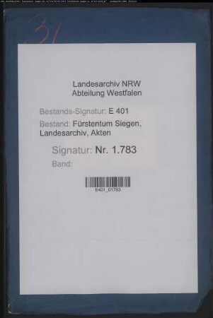 Angelegenheiten der Schmelzhütte zu Gosenbach im Saynischen