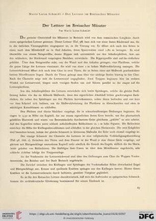 Der Lettner im Breisacher Münster
