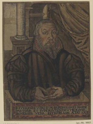 Bildnis des Bartholomeus Rosinus