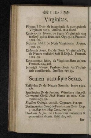 Semen utriusque Sexus.