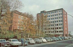 Hochhaus: Blick von der Bangertstraße