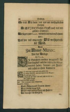 Texte Zur Trauer-Music