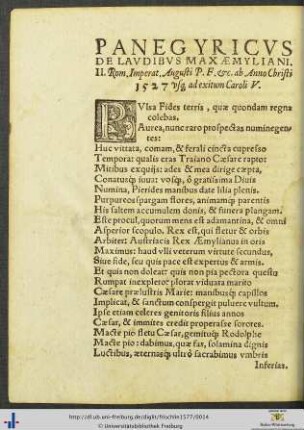 Panegyricus Primus