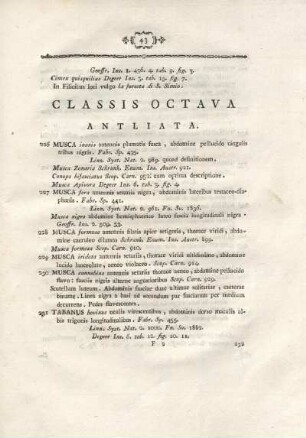 CLASSIS OCTAVA
