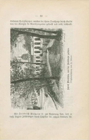 Schloß Monbijou, von der Stadtbahn gesehen