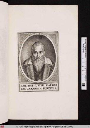 Iosephus Iustus Scaliger.