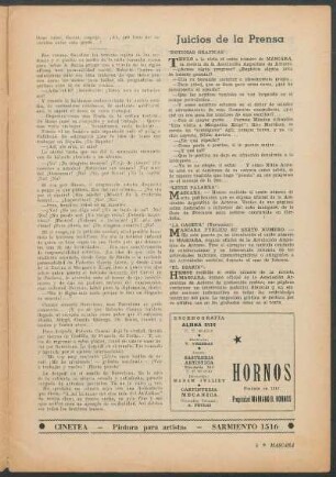 Juicios de la prensa