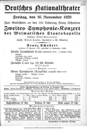 Zweites Symphonie-Konzert