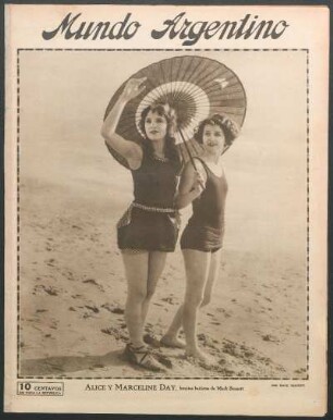 Alice y Marceline Day, bonitas bañistas de Mack Sennett [Fotografía]