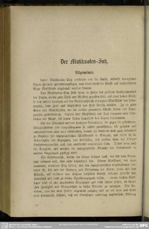 Der Musiknoten-Satz