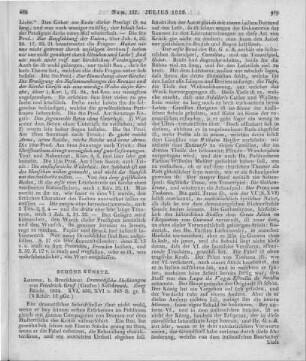 Kalckreuth, F.: Dramatische Dichtungen. Leipzig: Brockhaus 1824