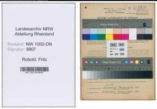 Entnazifizierung Fritz Robold, geb. 01.05.1899 (Kellner)