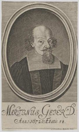 Bildnis des Martinus Geier