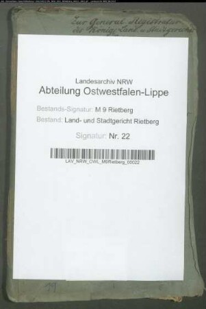 Verhandlungen der freiwilligen Gerichtsbarkeit (Acta voluntariae jurisdictionis)