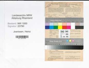 Entnazifizierung Heinz Joerissen, geb. 03.04.1908 (Arzt)