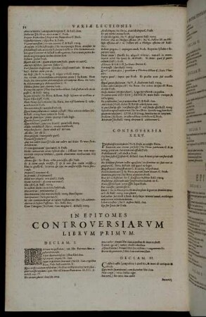 In Epitomes Controversiarum [...]