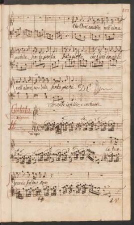 Amante infelice e costante; S, bc; B-Dur; HWV Anh.B 122