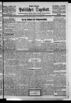 Aachener Anzeiger : politisches Tageblatt : beliebtes und wirksames Anzeigenblatt der Stadt und der Regierungsbezirks