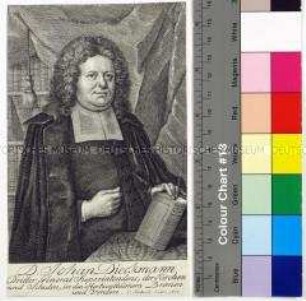 Porträt des Pädagogen und Theologen Johann Diecmann