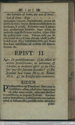 Epist. II.
