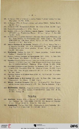 Städte (Nr. 699-758)