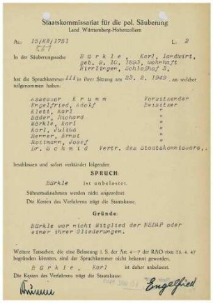 Bürkle, Karl