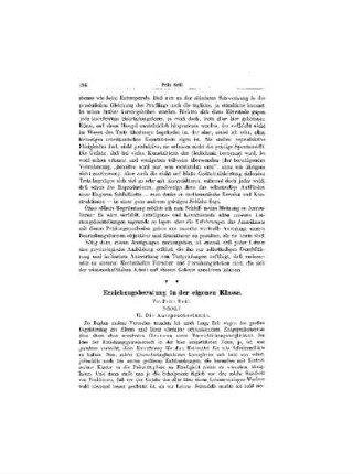Erziehungsberatung in der eigenen Klasse : (Schluß)
