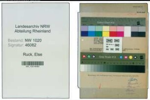 Entnazifizierung Else Ruck , geb. 00.00.0000 ()