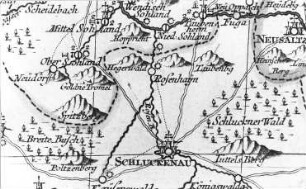 Sohland a. d. Spree. Oberlausitzkarte, Schenk, 1759