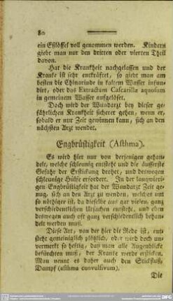 Engbrüstigkeit (Asthma)