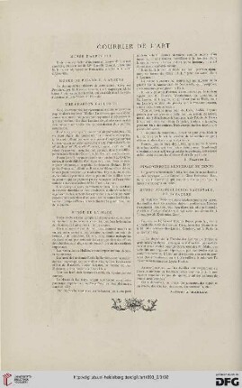 Courrier de l'art