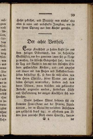 Der achte Vortheil