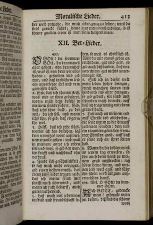 XII. Bet-Lieder