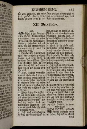 XII. Bet-Lieder
