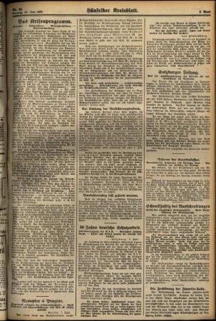 Zweite Ausgabe vom Dienstag, den 10. Juni 1930.
