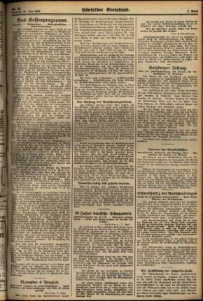Zweite Ausgabe vom Dienstag, den 10. Juni 1930.