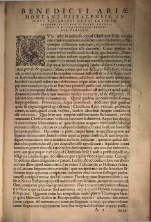 Novum Testamentum graece : cum Vulgata interpretatione latina graeci contextus lineis inserta: quae quidem interpretatio, cum a Graecarum dictionum proprietate discedit, sensum videlicet, magis quam verba exprimens, in margine libri est collocata ...