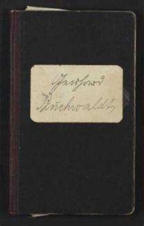 Gerhard Buchwaldt - Deutsches Reich Seefahrtsbuch Nr. L 8917