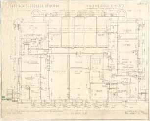 Fischer, Theodor; Nürnberg; Haus Adelsberger - Grundriss Keller