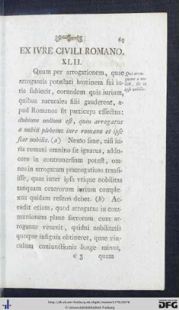 Ex Iure Civili Romano.